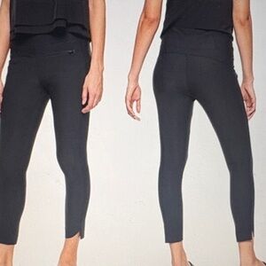 Athleta Stellar Crop Black Leggings Medium